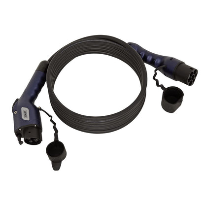 Sealey EVCC1216 EV Charging Cable Type 1 to Type 2 16A (3.7KW) 5m Sealey