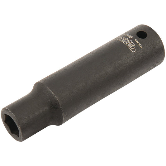 Draper 05184 Expert HI-TORQ® 6 Point Deep Impact Socket 1/4" Sq. Dr. 6mm Draper