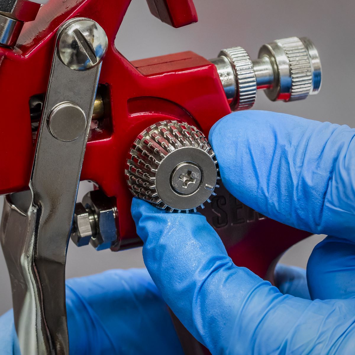 Sealey HVLP742 HVLP Gravity Feed Spray Gun - 2mm Set-Up Sealey