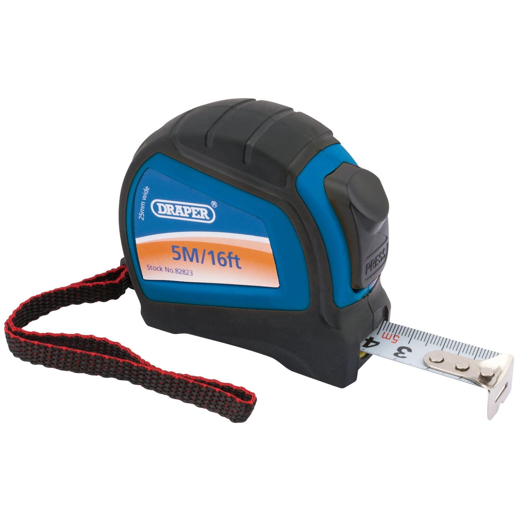 Draper 82823 Measuring Tape 5m/16ft x 25mm Draper