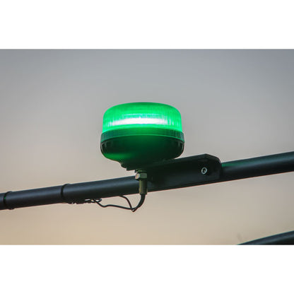 Sealey WB951LEDG Warning Beacon SMD LED 12/24V 12mm Bolt Fixing - Green Sealey