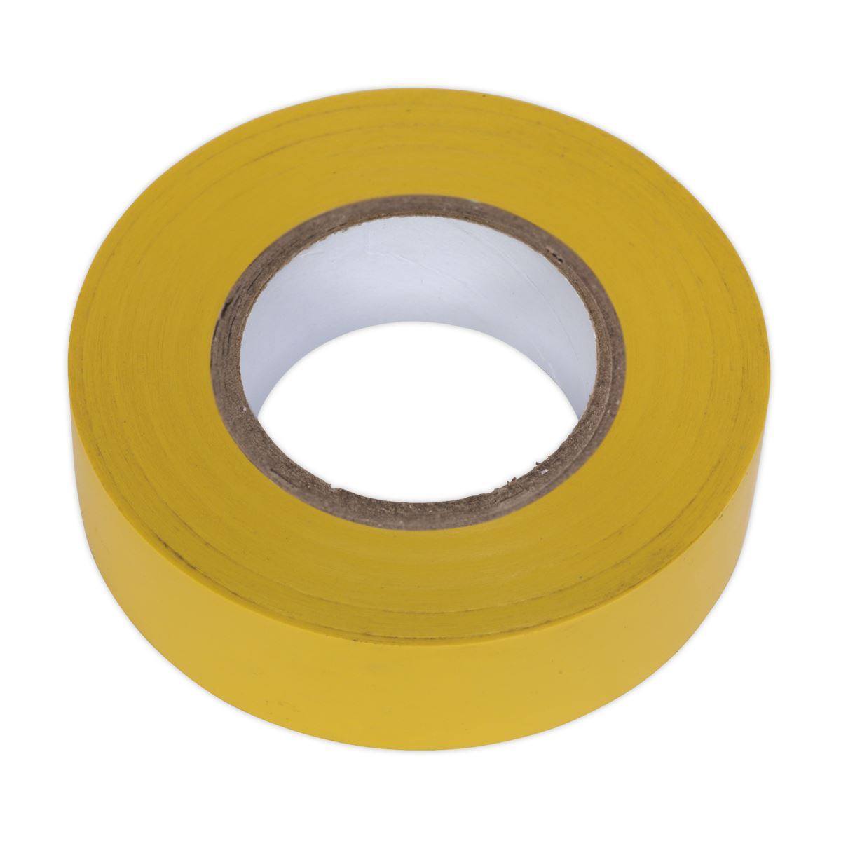 Sealey ITYEL10 PVC Insulating Tape 19mm x 20m Yellow Pack of 10 Sealey