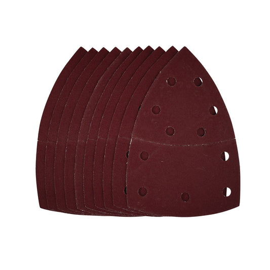 Draper 44333 Multi-Sanding Sheets with Hook and Loop 102 x 62mm 93mm 240 Grit Pack of 10 Draper