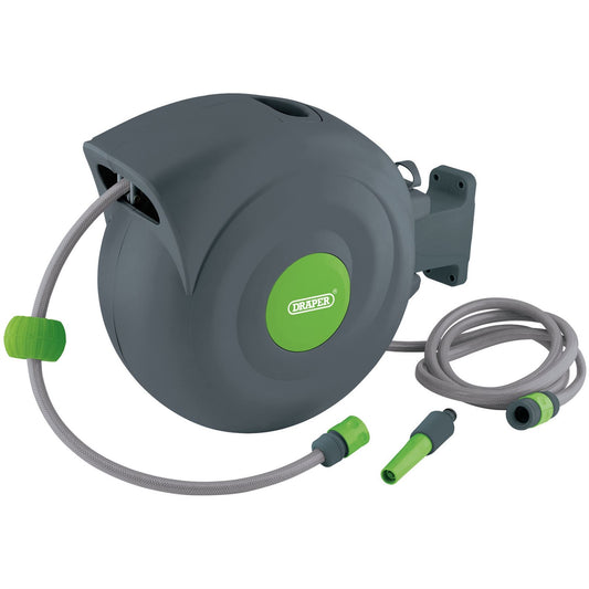 Draper 15046 Retractable Garden Hose Reel 20m Draper