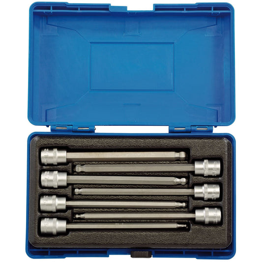 Draper 16297 Hexagonal Socket Bit Set 3/8" Sq. Dr. 7 Piece Draper
