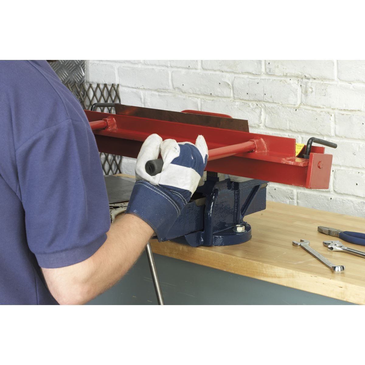 Sealey DF600 Sheet Metal Folder Vice Mounting 600mm Sealey