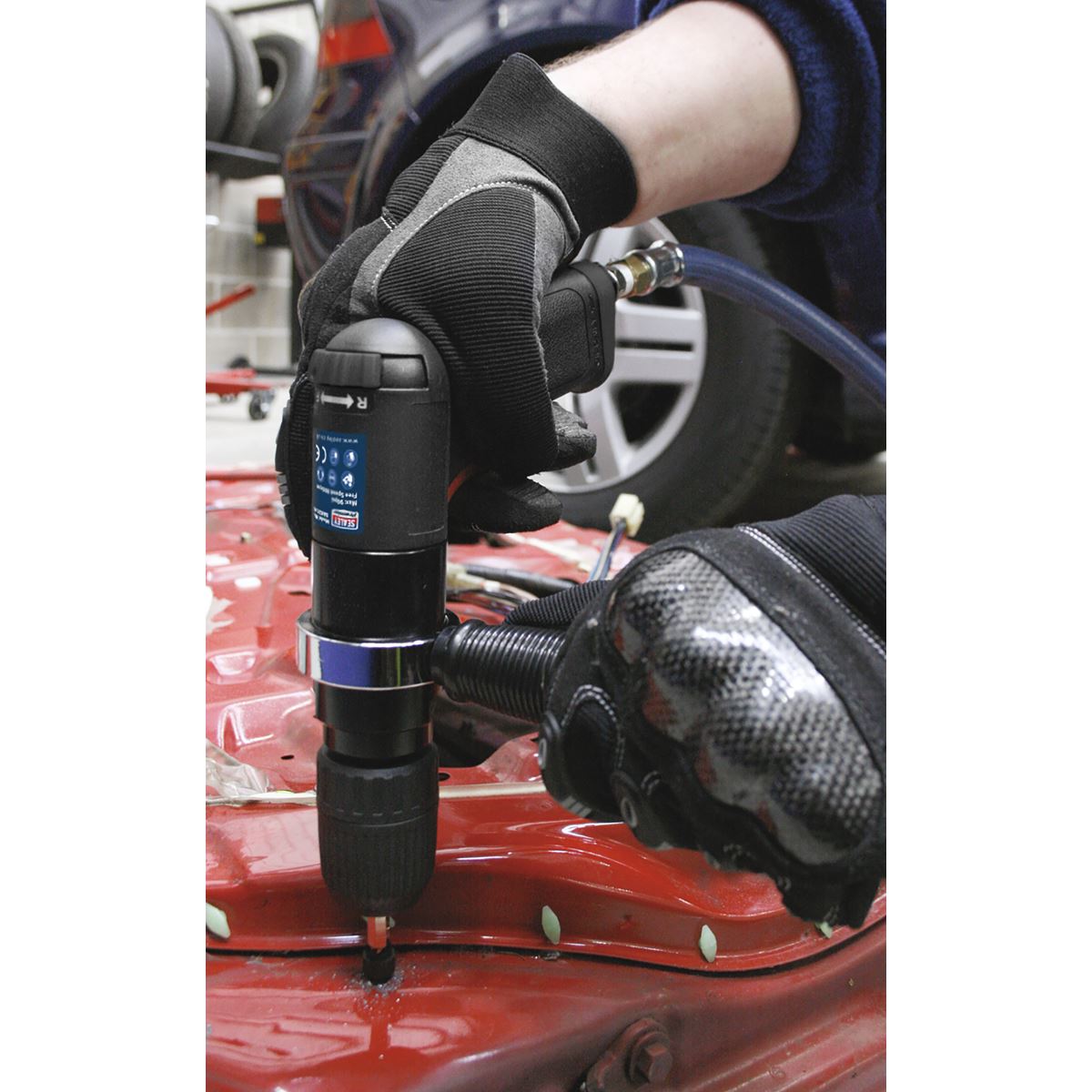 Sealey SA621 Air Drill Ø13mm with Keyless Chuck Composite Reversible - Premier Sealey