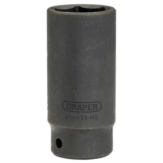 Draper 12748 Expert HI-TORQ® Deep Impact Socket 1/2" Sq. Dr. 27mm Draper