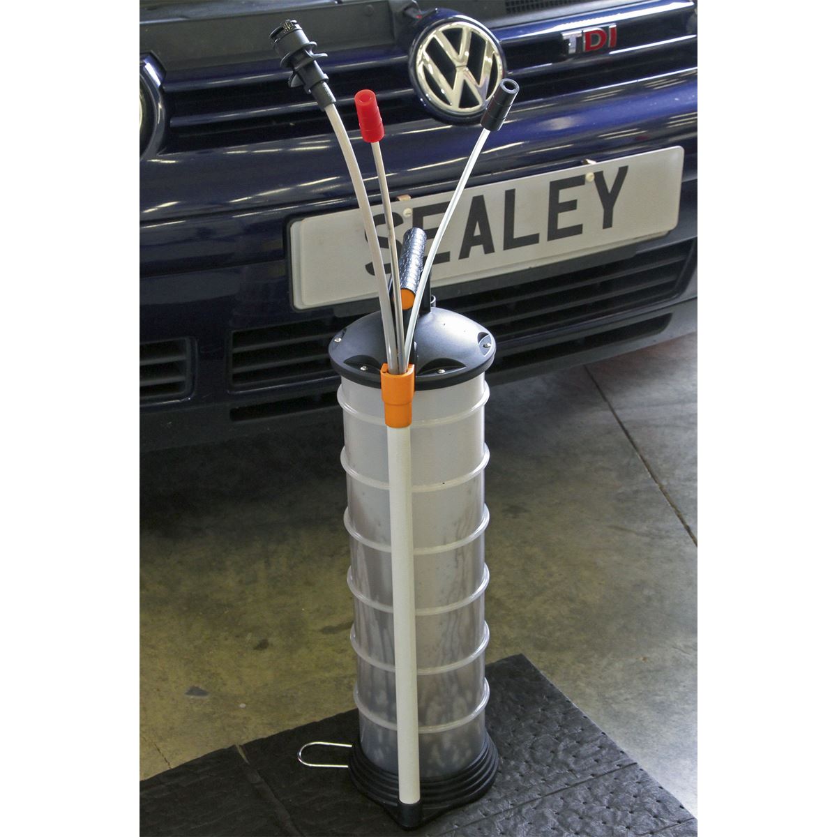 Sealey TP69 Vacuum Oil & Fluid Extractor Manual 6.5L Sealey