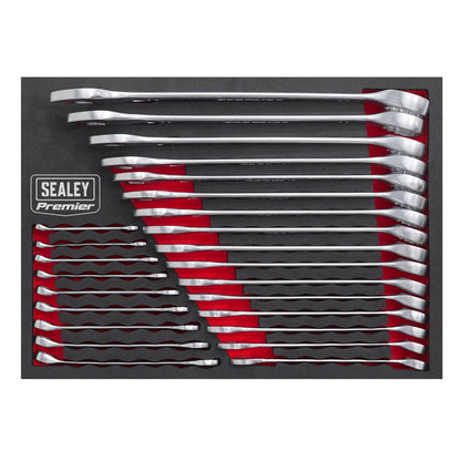 Sealey AK63258 Combination Spanner Set 25pc Metric Sealey