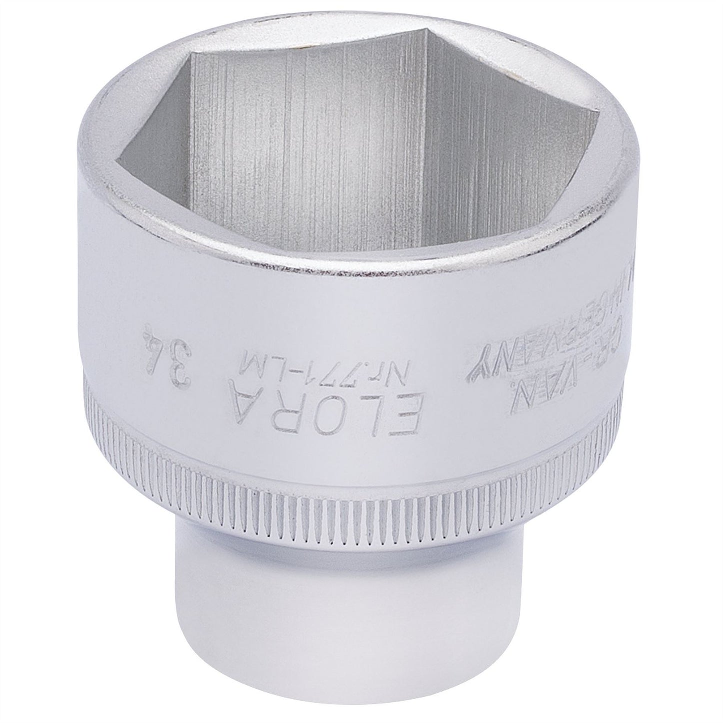Elora 15323 Hexagon Socket 1/2" Sq. Dr. 34mm Elora