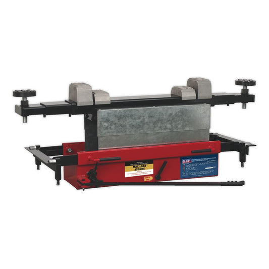 Sealey SJBEX200 Jacking Beam 2 Tonne with Arm Extenders & Flat Roller Supports Sealey