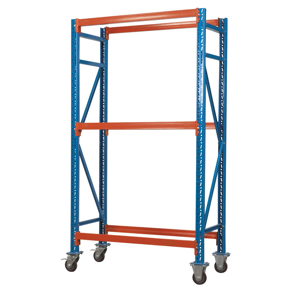Sealey STR007 2-Level Mobile Tyre Rack 200kg Capacity Per Level Sealey