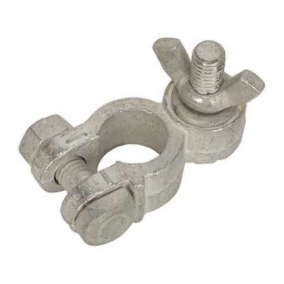 Sealey BTN24 Battery Terminal - Post with Washer & Wing Nut 24V Negative Pack of 5 Sealey