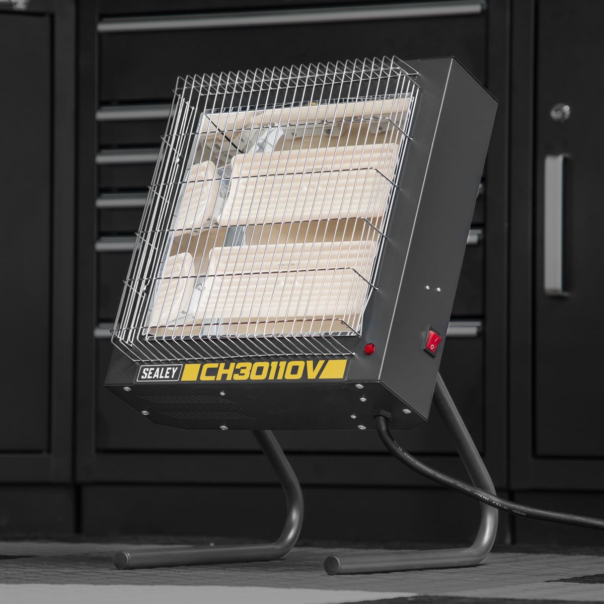 Sealey CH30110V Ceramic Heater 1.2/2.4kW - 110V Sealey