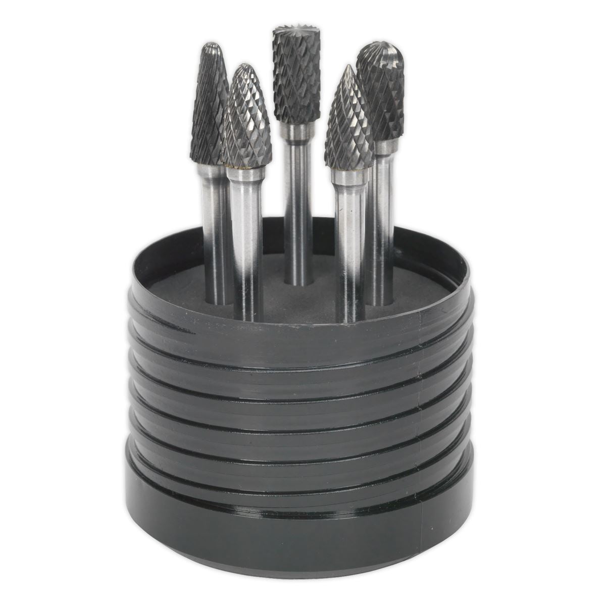 Sealey SDBK5 Tungsten Carbide Rotary Burr Set 5pc Sealey