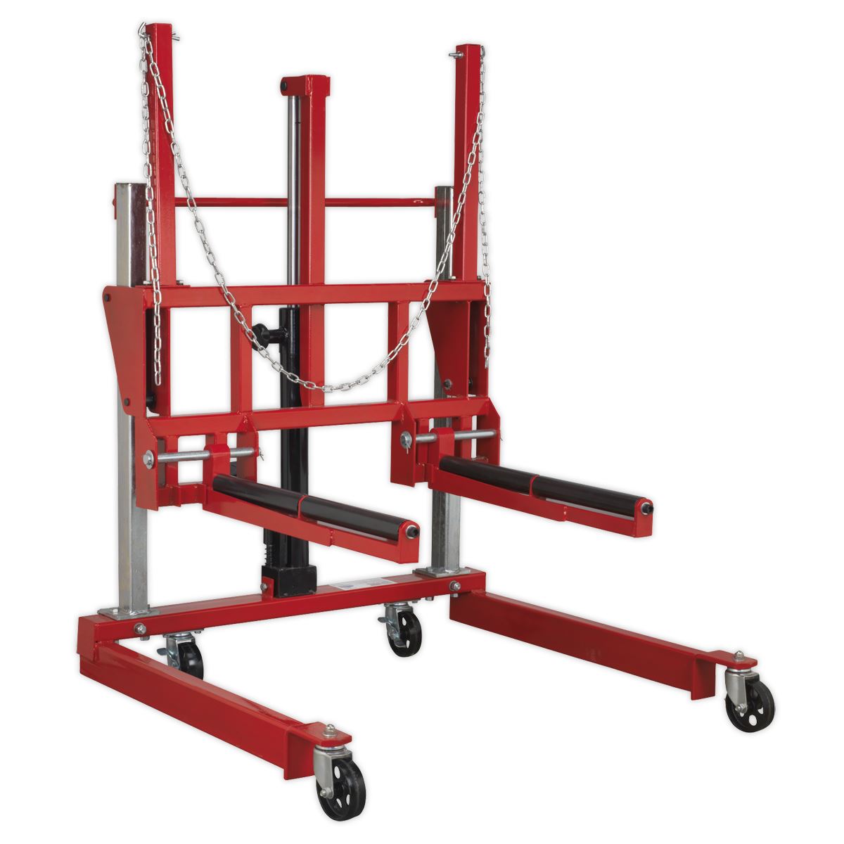 Sealey W508T Wheel Removal Trolley with Adjustable Width 500kg Sealey