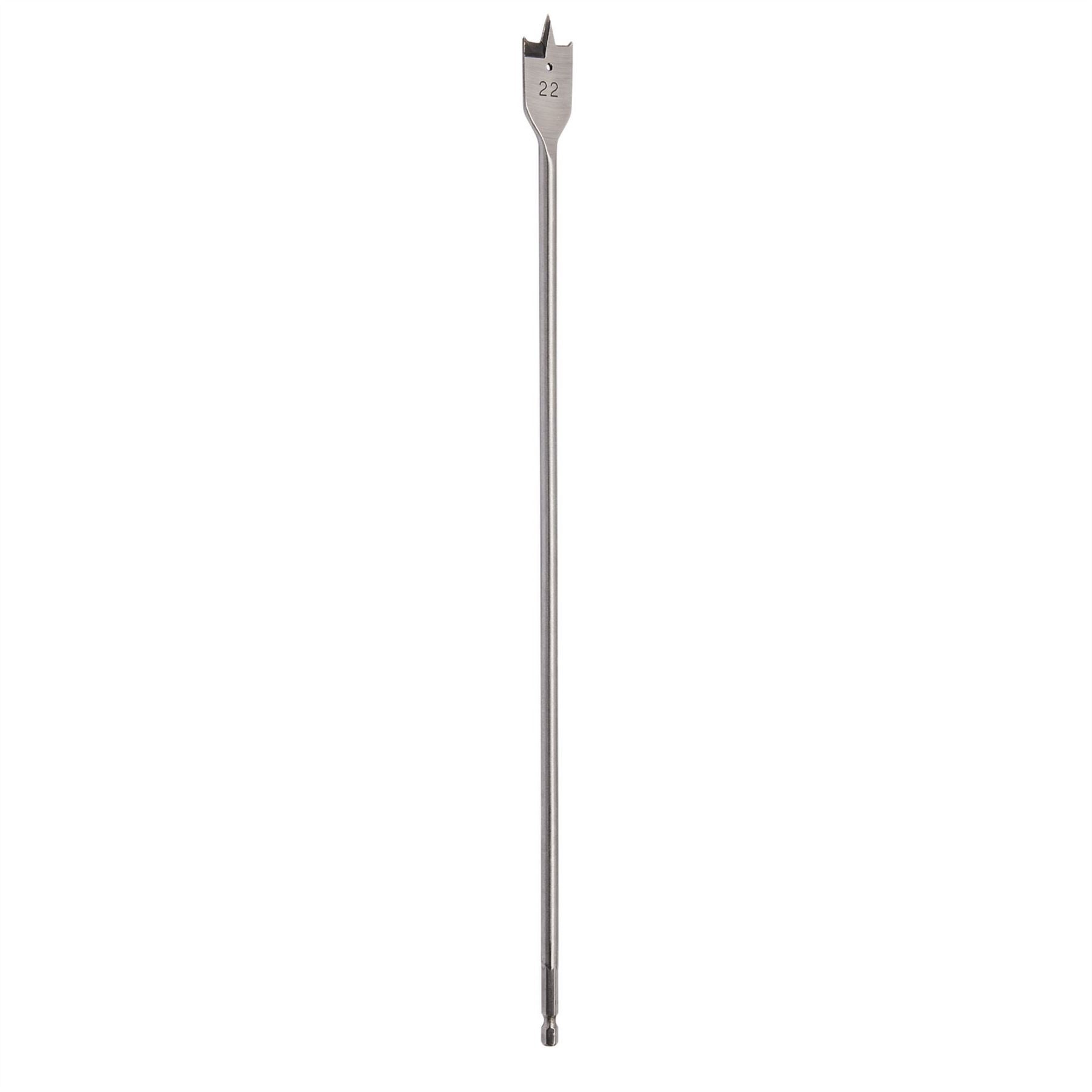 Draper 90000 Extra Long Flat Wood Bit 22 x 400mm Draper