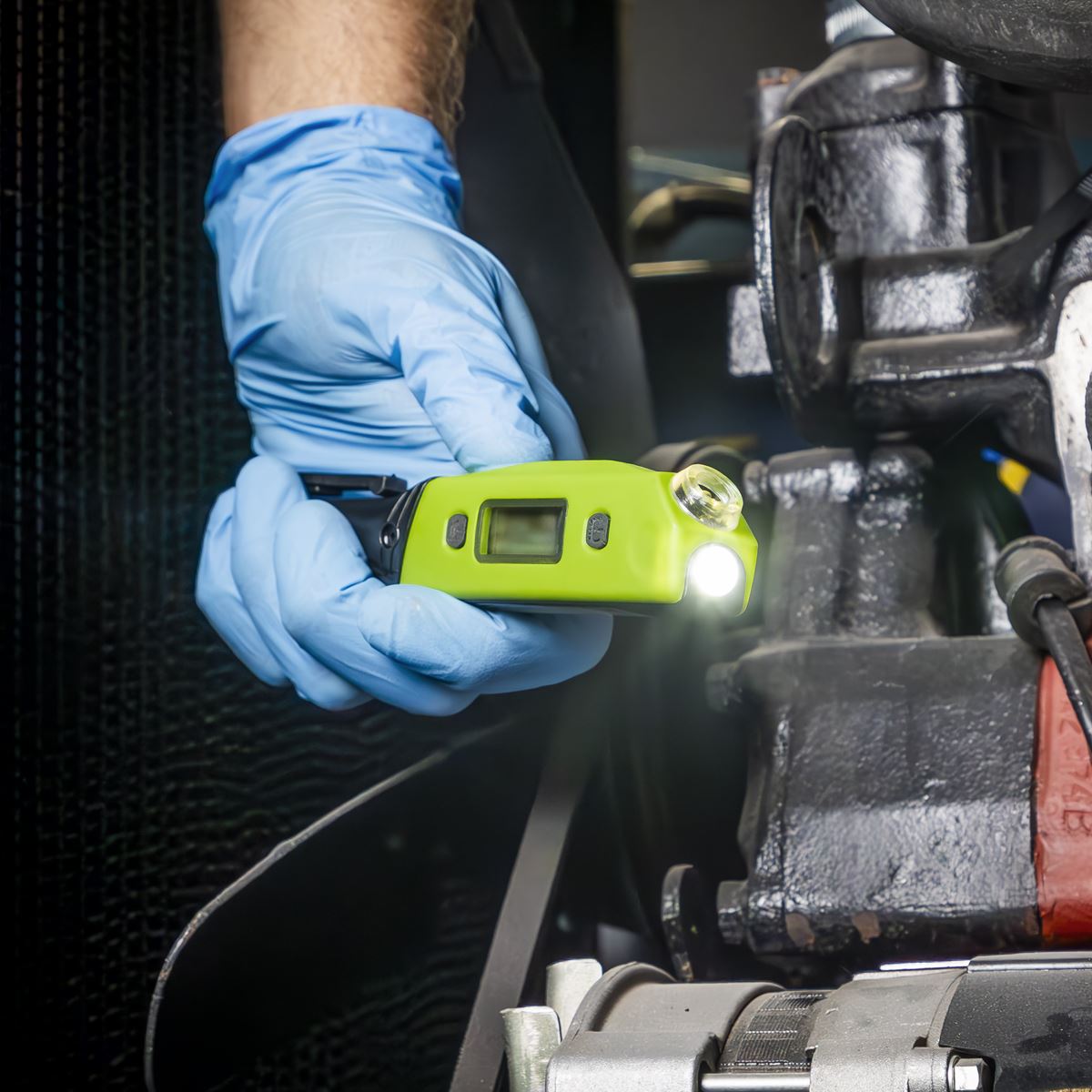 Sealey TSTPL01 2-in-1 Tyre Pressure Gauge & Pen Light Sealey