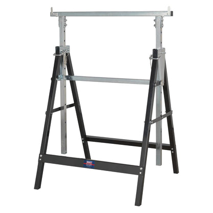 Sealey FDT32 Fold Down Telescopic Trestle - 200kg Capacity - Pair Sealey