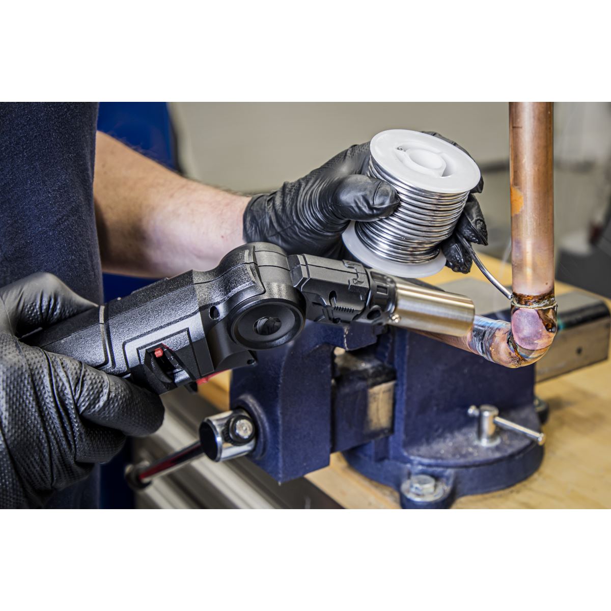 Sealey AK2972 Soldering Torch Indexing Butane Heavy-Duty Sealey