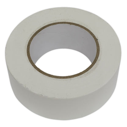 Sealey DTW Duct Tape 50mm x 50m White Sealey