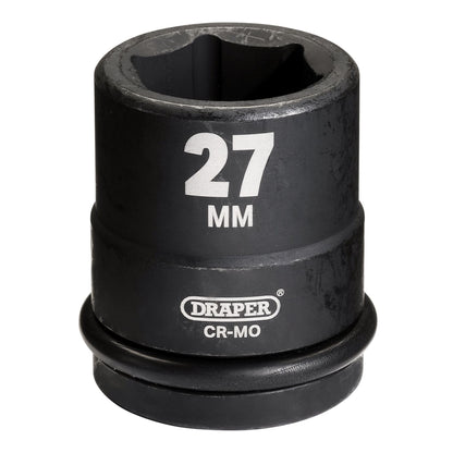 Draper 28719 Hi-TORQ® Impact Socket 3/4" Sq. Dr. 27mm Draper