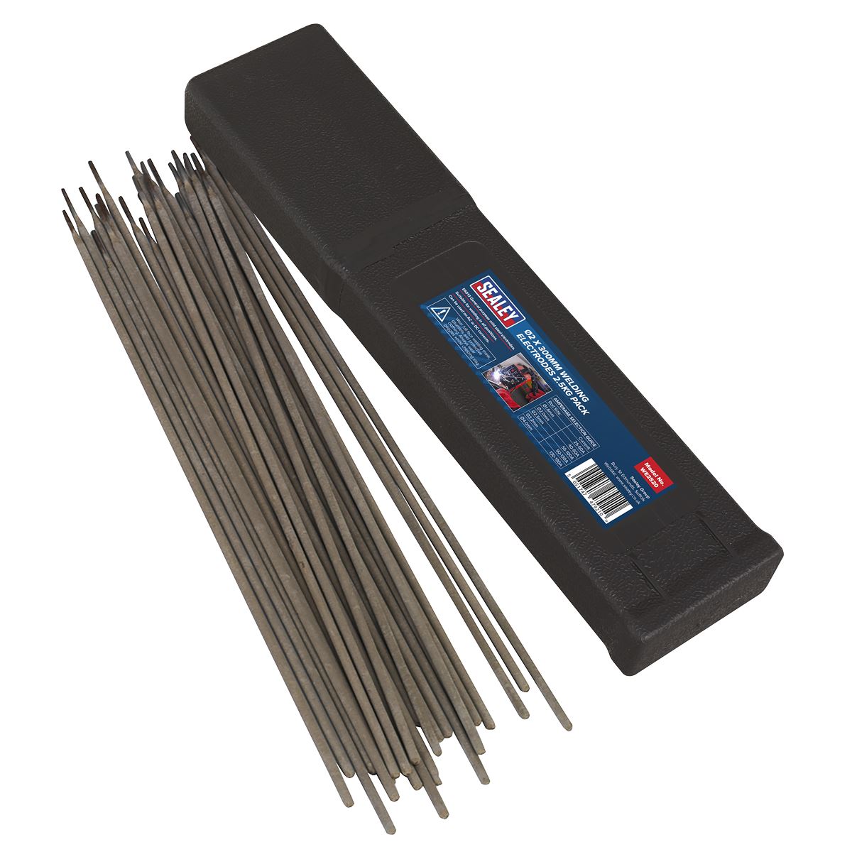 Sealey WE2520 Welding Electrodes Ø2 x 300mm 2.5kg Pack Sealey