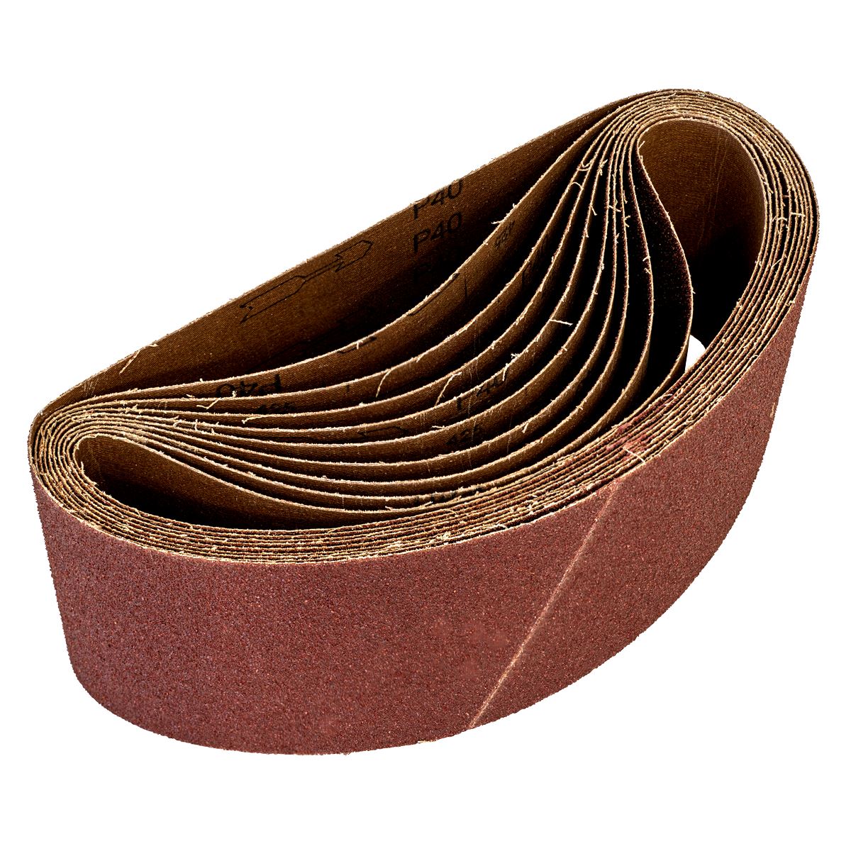 Sealey WSB6240 Sanding Belt 100 x 620mm 40Grit - Pack of 10 Sealey
