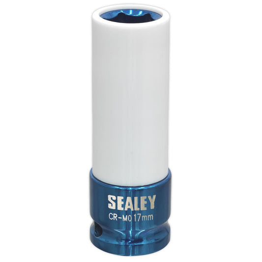 Sealey SX03017 Alloy Wheel Impact Socket 17mm 1/2"Sq Drive Sealey