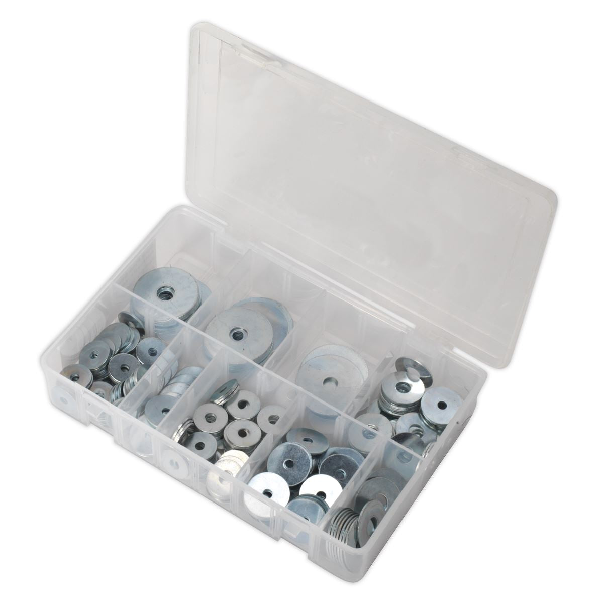 Sealey AB059RW Repair Washer Assortment 240pc M5-M10 Metric Zinc Plated Sealey