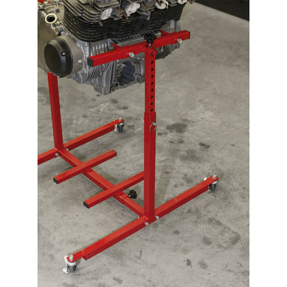 Sealey MES02 Engine Rebuild Stand Multi-Cylinder 75kg Capacity Sealey