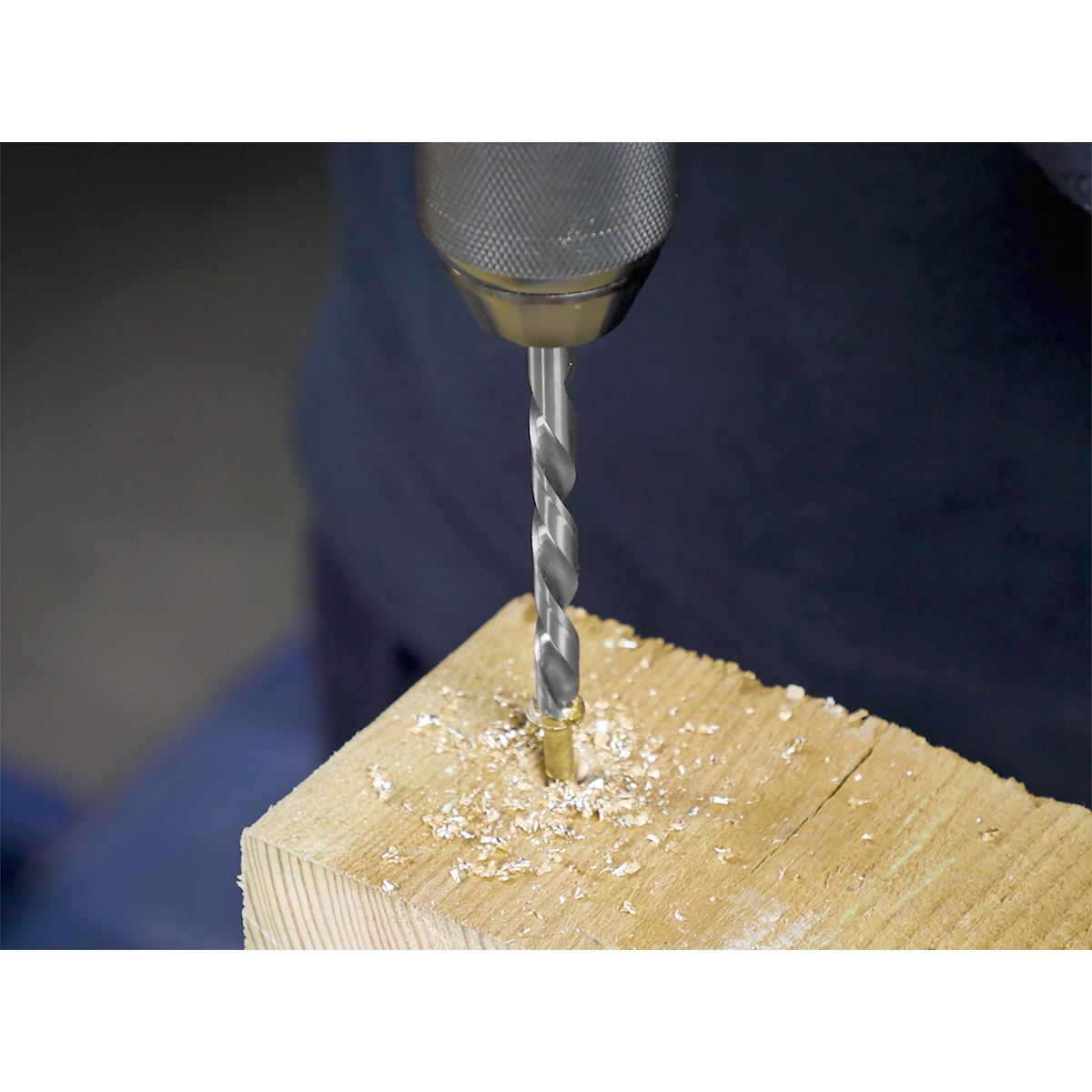 Sealey AK8191 Left-Hand Spiral Drill Bit Set 25pc Sealey