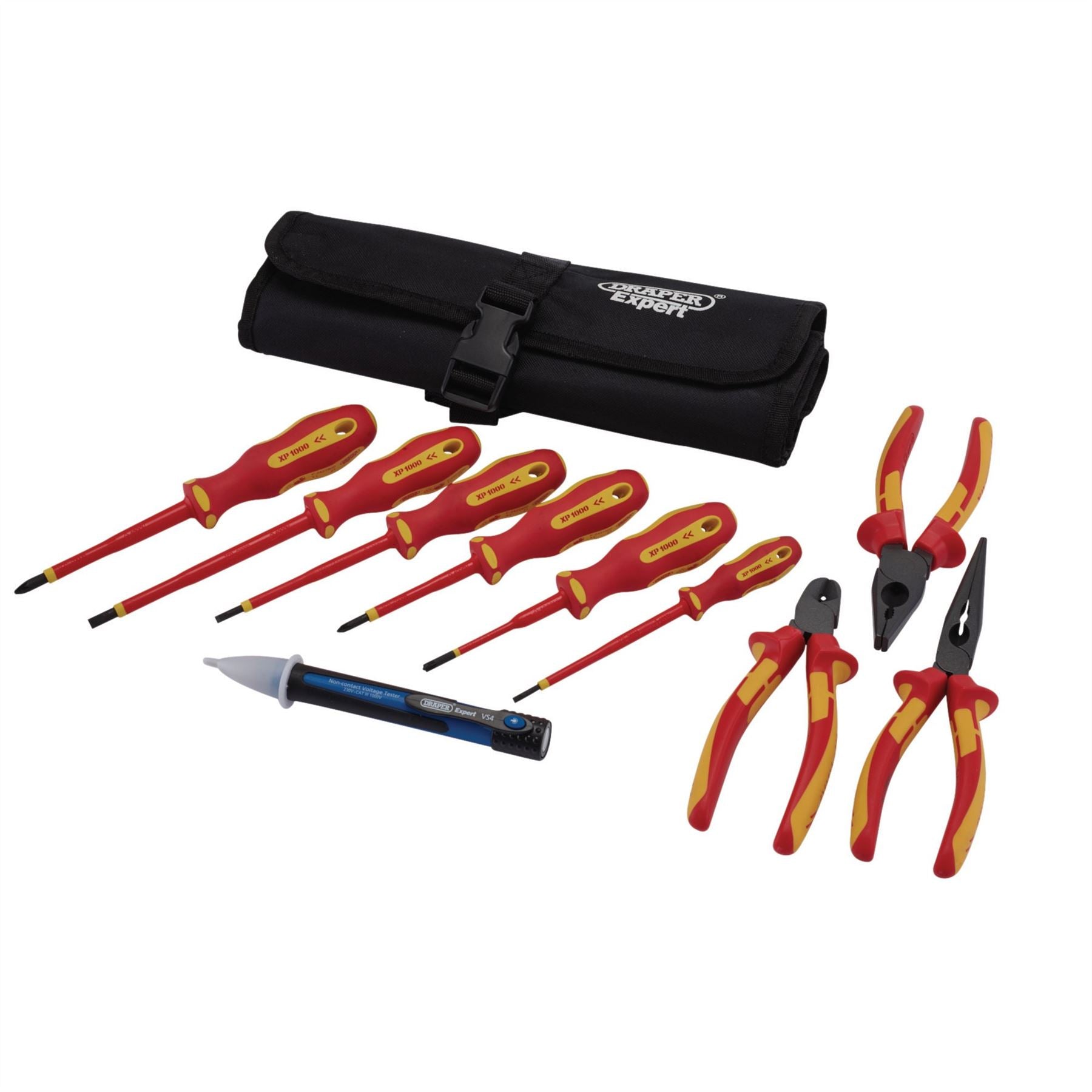 Draper 94852 XP1000® VDE Electrical Tool Kit 10 Piece Draper