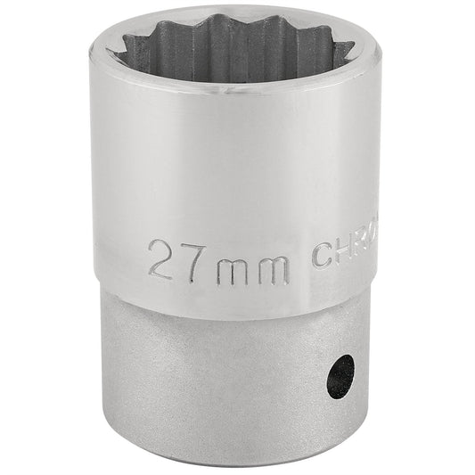 Draper 16696 12 Point Socket 3/4" Sq. Dr. 27mm Draper