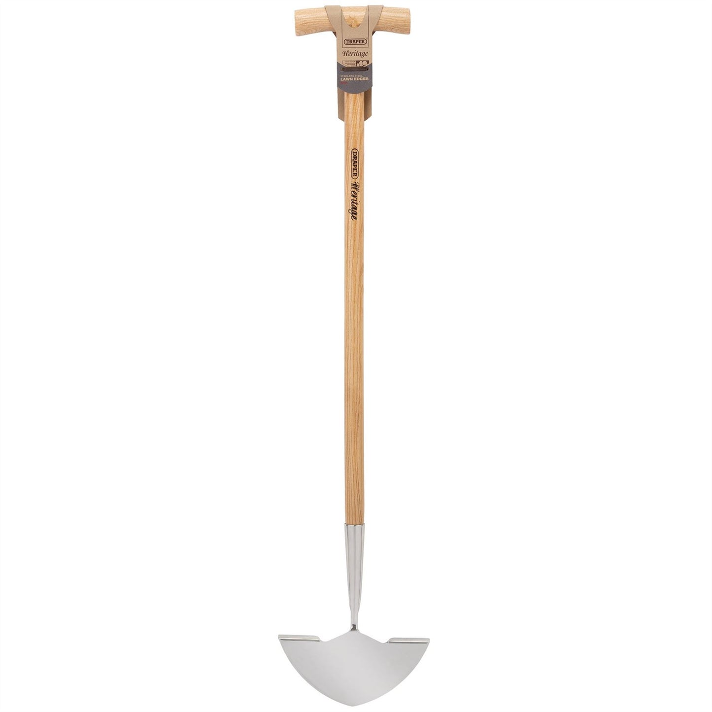 Draper 99021 Heritage Stainless Steel Lawn Edger with Ash Handle Draper