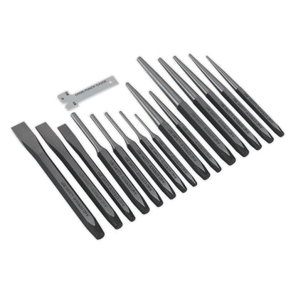 Sealey AK9216 Punch & Chisel Set 16pc Sealey