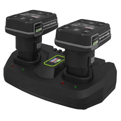 Sealey CP108VMC2 Dual Battery Charger for 10.8V Lithium-ion SV10.8 Series Sealey