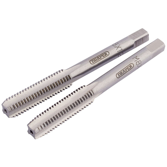 Draper 83800 Coarse Hand Taps Taper and Plug 8mm Draper