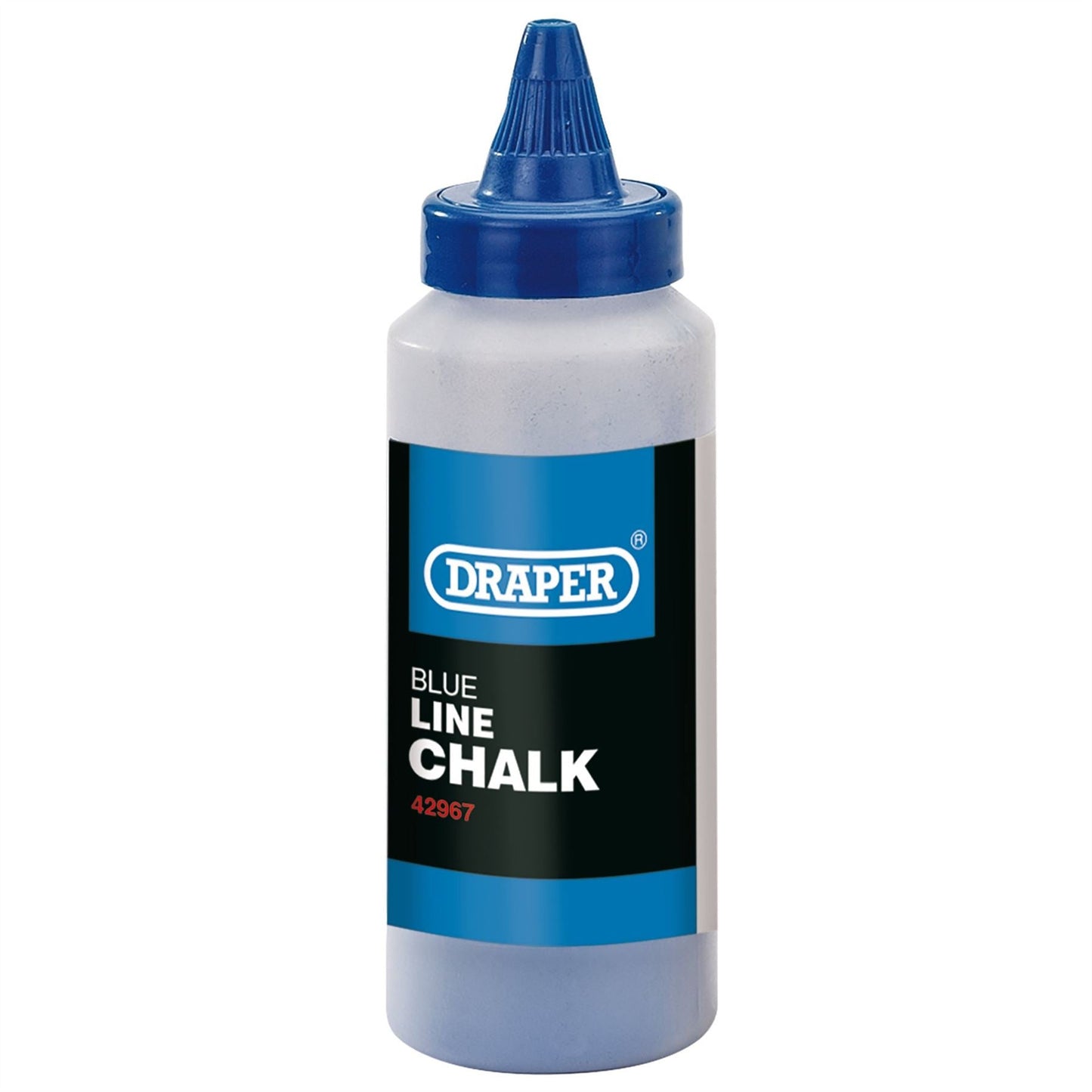 Draper 42967 Plastic Bottle of Blue Chalk for Chalk Line 115g Draper