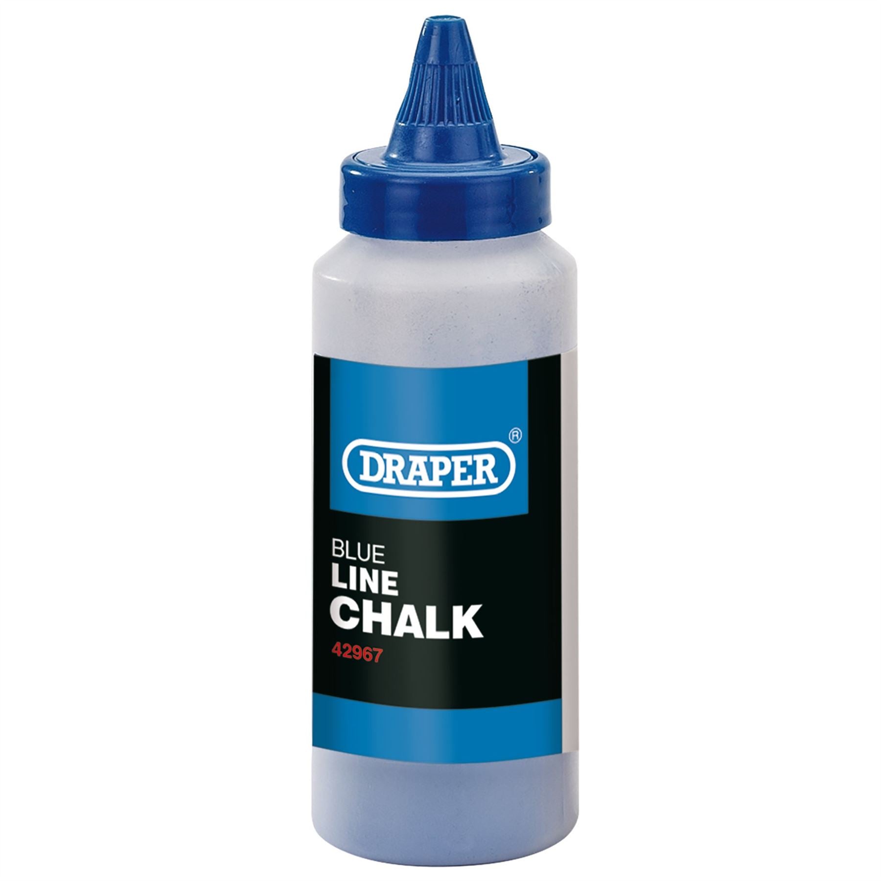 Draper 42967 Plastic Bottle of Blue Chalk for Chalk Line 115g Draper