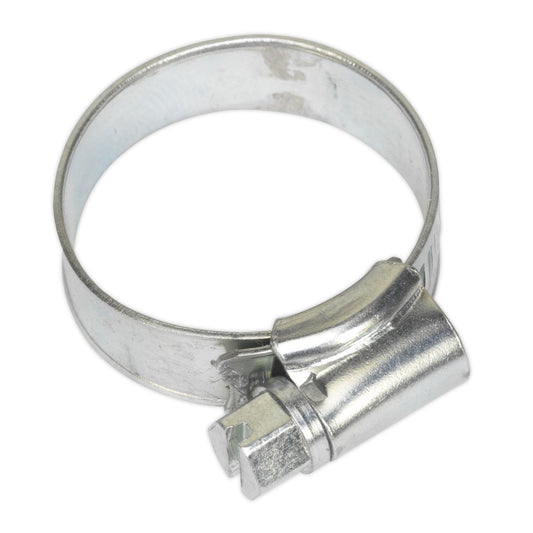 Sealey SHC1A Hose Clip Zinc Plated Ø19-29mm Pack of 20 Sealey
