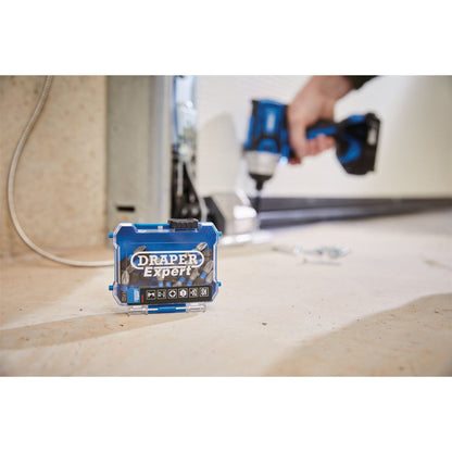 Draper 05689 Expert PZ-Type Impact Screwdriver Bits No.2 x 25mm 1/4" Hex Pack of 25 Draper