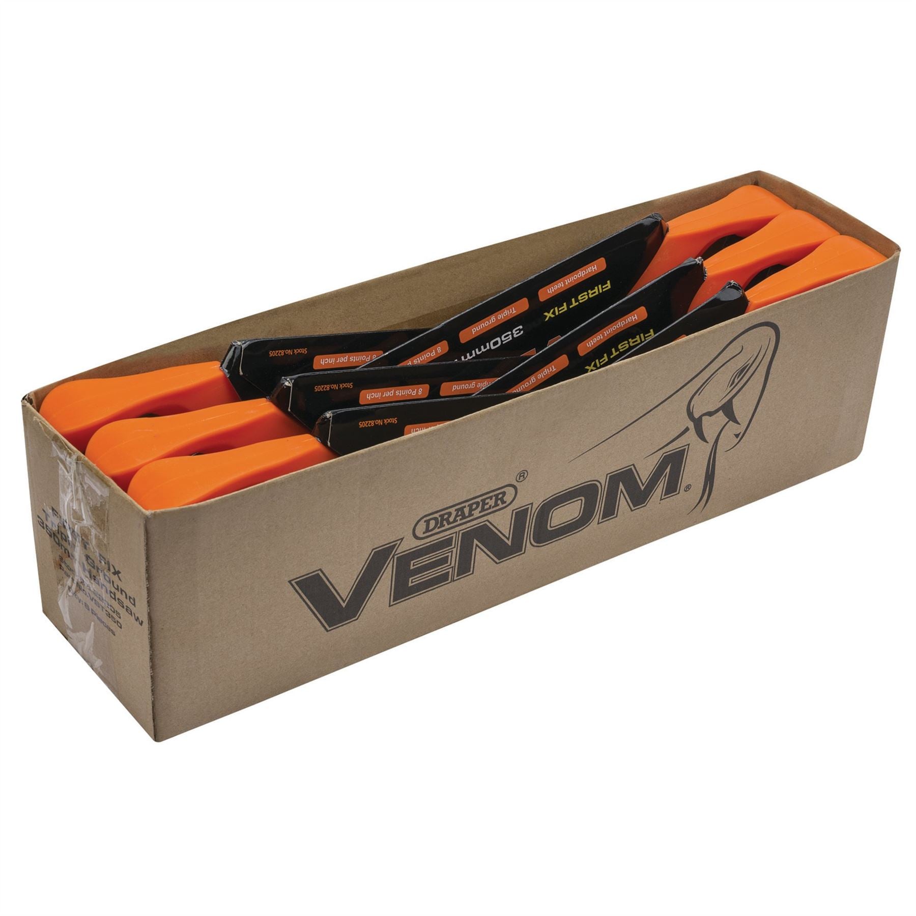 Draper 82205 Venom® First Fix Triple Ground Tool Box Saw 350mm 7tpi/8ppi Draper