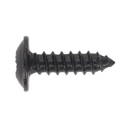 Sealey BST3513 Self-Tapping Screw 3.5 x 13mm Flanged Head Black Pozi Pack of 100 Sealey