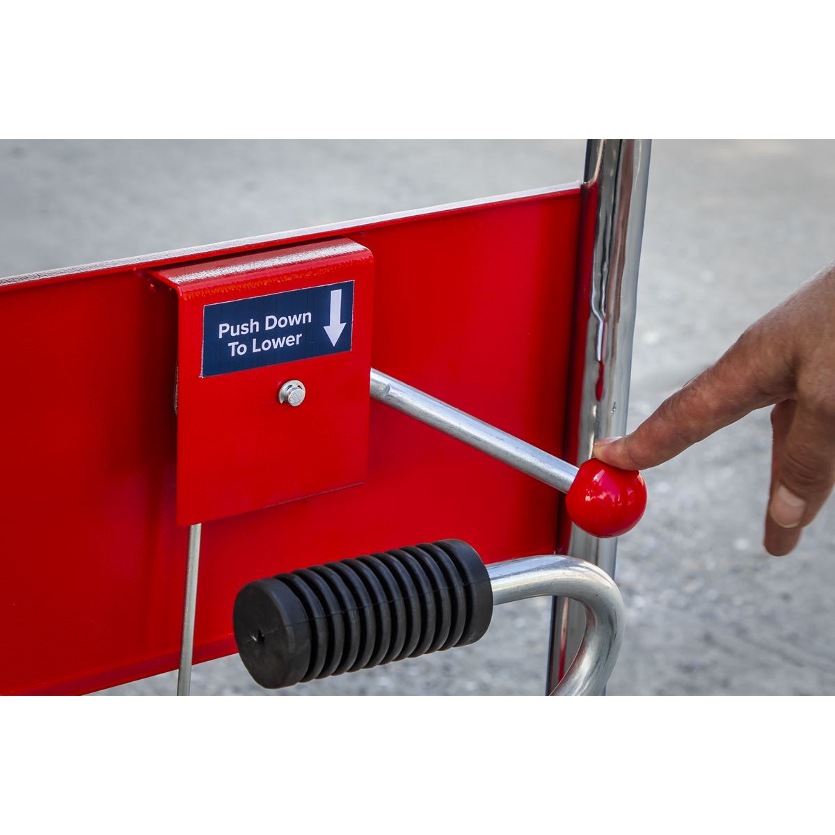 Sealey EVBT1000 1000kg Capacity EV Battery Lift/Hydraulic Platform Truck High Lift Sealey