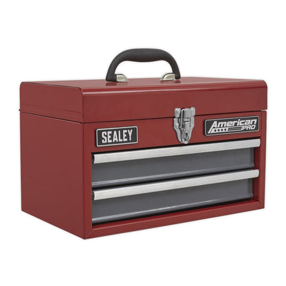Sealey AP2602BB Toolbox 2 Drawer with Ball-Bearing Slides Sealey