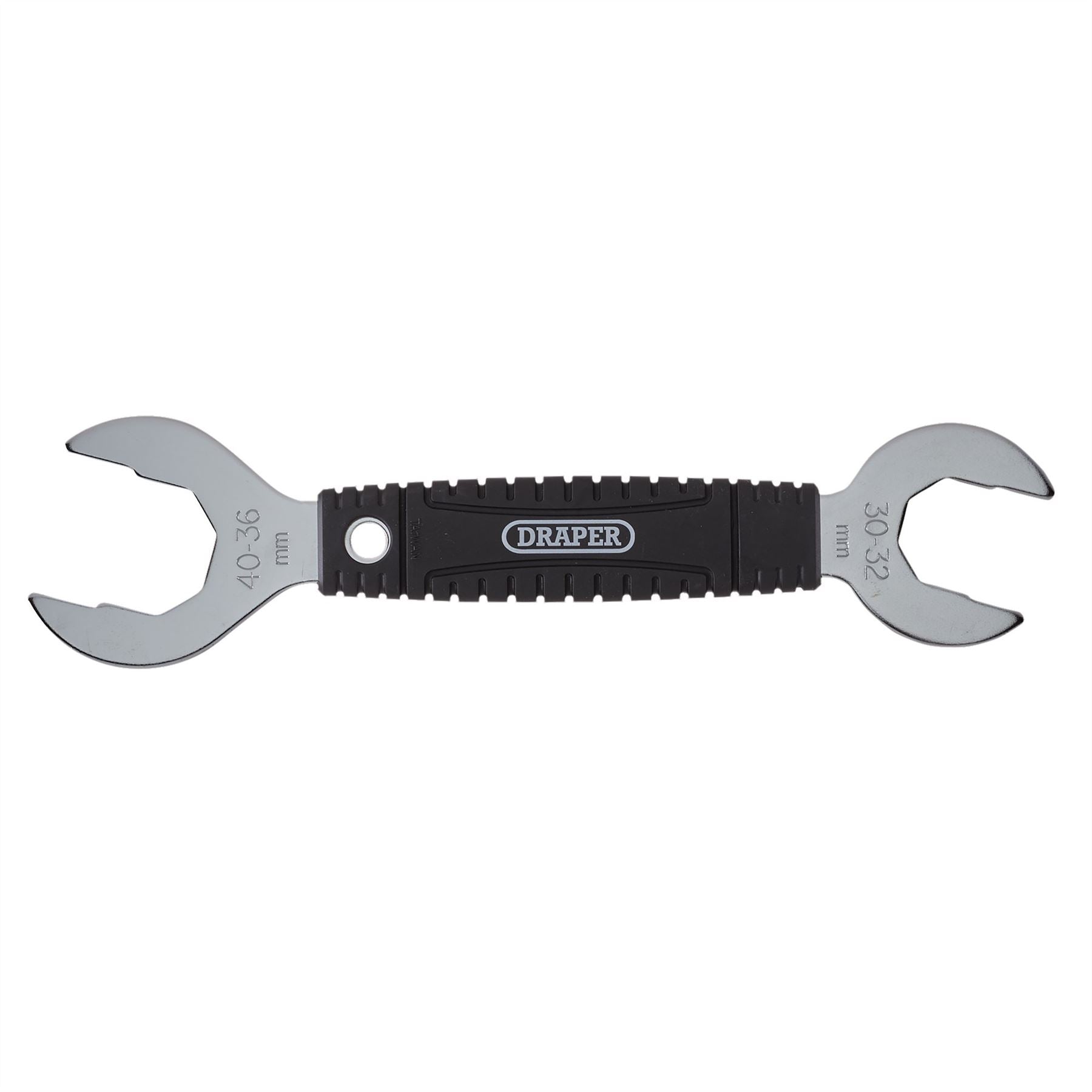 Draper 14167 Dual-Ended Bicycle Headset Wrench 30/32/36/40mm Draper