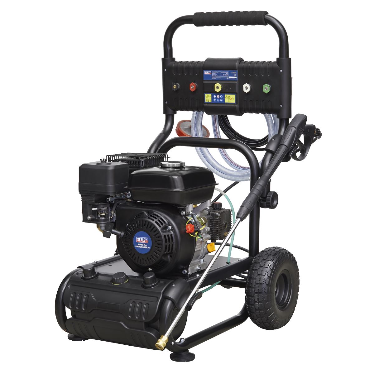 Sealey PWM2500SP Pressure Washer 220bar 540L/hr Self-Priming 6.5hp Petrol Sealey