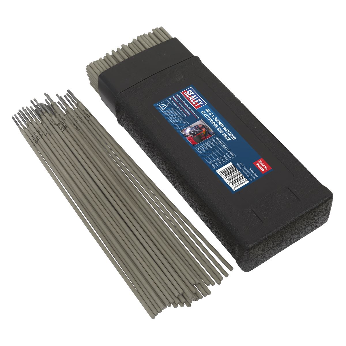 Sealey WE5025 Welding Electrodes Ø2.5 x 350mm - 5kg Pack Sealey